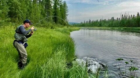Рыбалка малых реках сибири