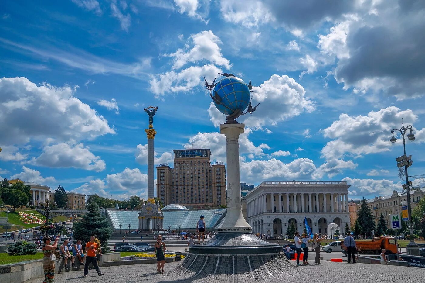 Киев площадь города