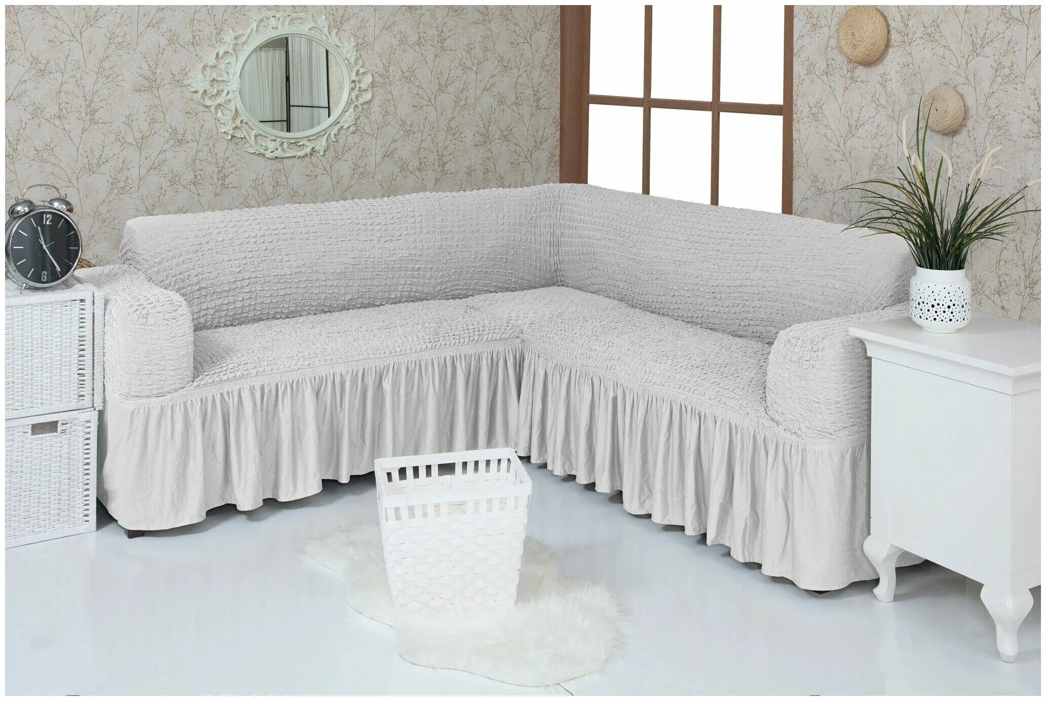 дивандек efor gb-016-v/03. чехол на угловой диван. накидка на угловой диван с оттоманкой. накидка на угловой диван с оттоманкой. чехол на п-образный диван с атаманкой.