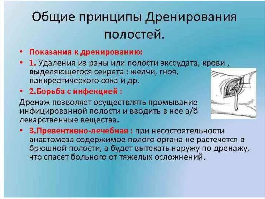 Дренирование гнойны ран. Показания к дренированию раны. Показания к дренированию РАН И полостей. Показания к дренированию и виды дренажей. Дренирование полых органов показания.