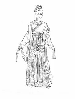 Рисунки одежды китая
