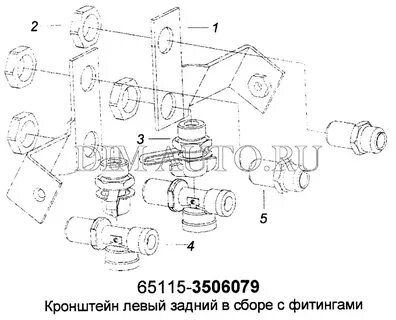 Тормоза камаз 65115