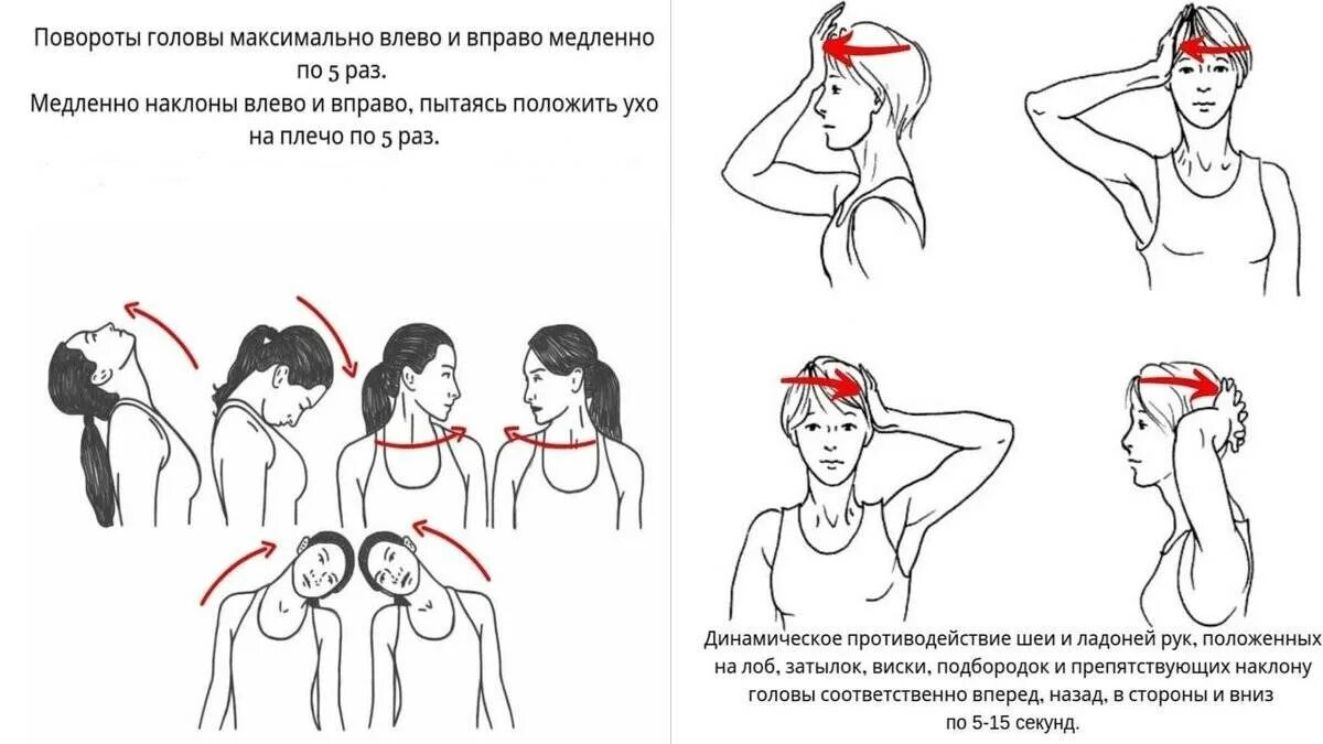 Больно поворачивать голову. Упражнения для шейного отдела от остеохондроза упражнения. ЛФК при хондрозе шейного отдела. ЛФК для мышц шеи при шейном остеохондрозе. Лечебные упражнения при остеохондрозе шейного отдела.