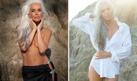 61-Year-Old Model Stuns The World, Shares Her Secrets To Graceful Aging 