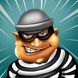 Scary robber