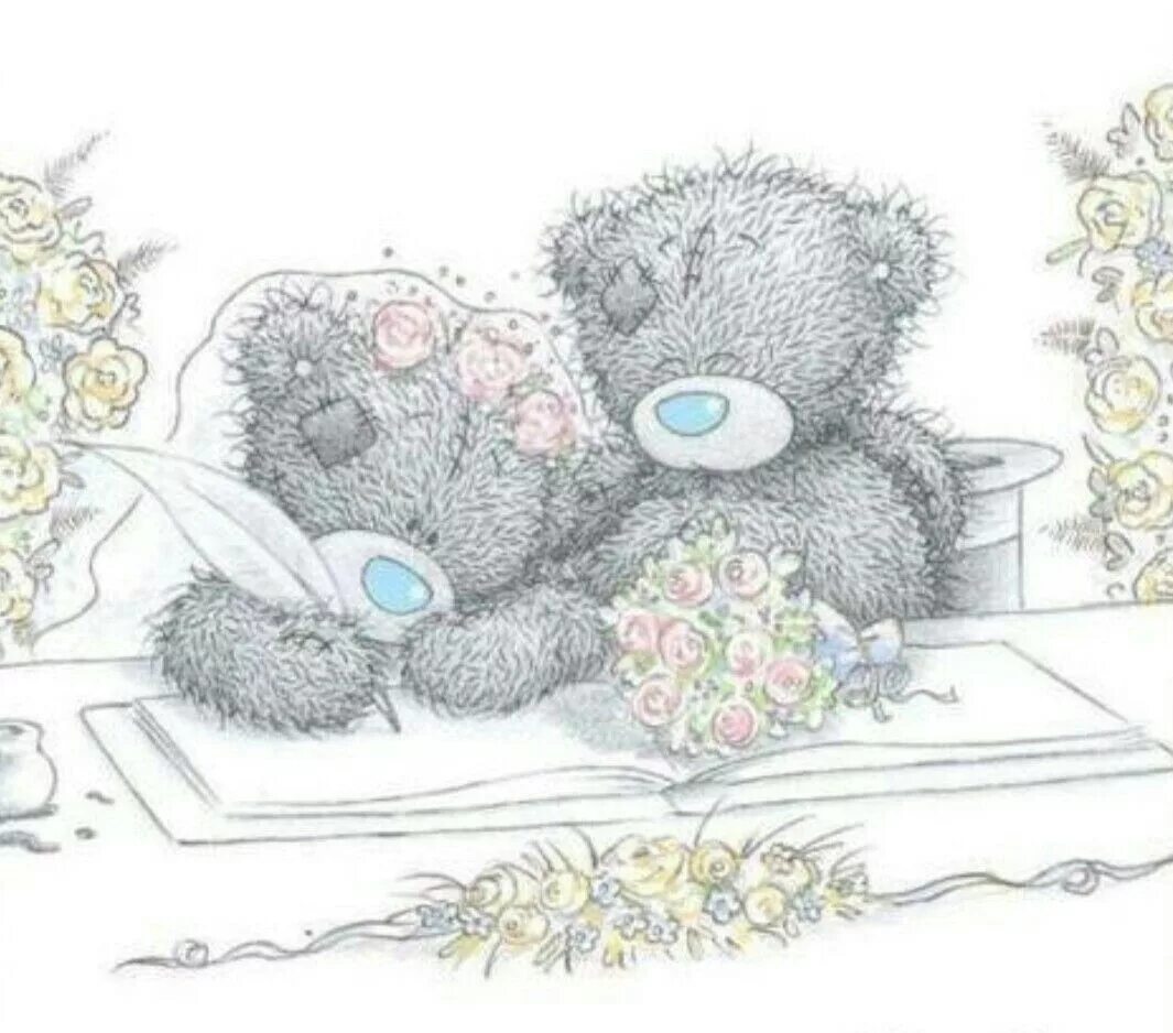 Мишка тедди работа. Медвежонок tatty teddy. мишки тедди свадьба. мишка тедди рисунок. открытки с мишками.