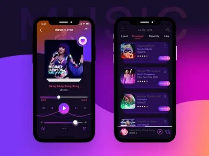 Смартфон приложение музыка
