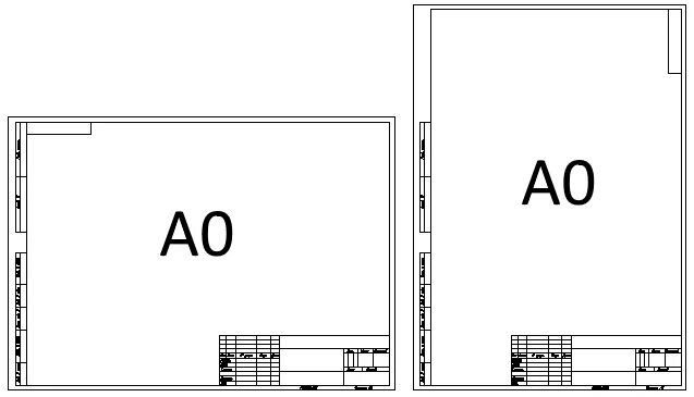 Чертежная рамка А0 (AutoCAD) - Чертеж.бай