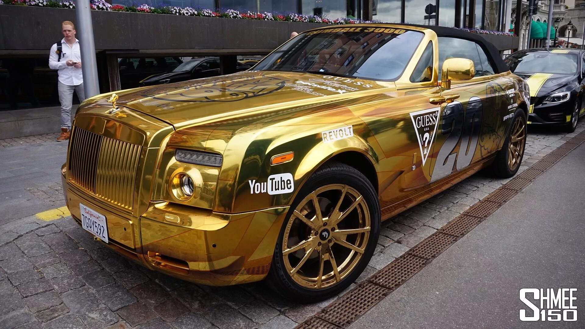 Gold car