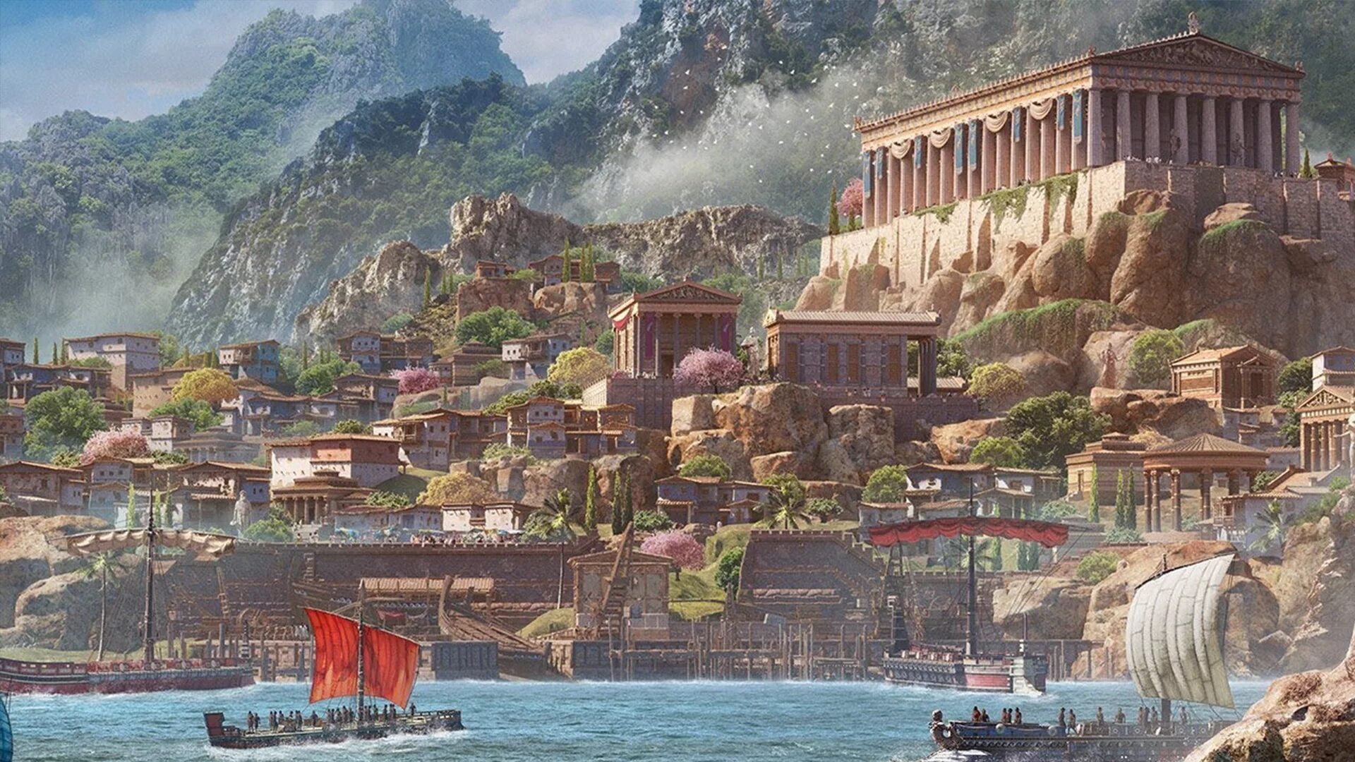 Древний рим одиссея. Assassin's Creed Odyssey Афины. Ассасин Крид Одиссея Афины. Assassins Creed Odyssey Греция. Древняя Греция ассасин Крид Одиссея.