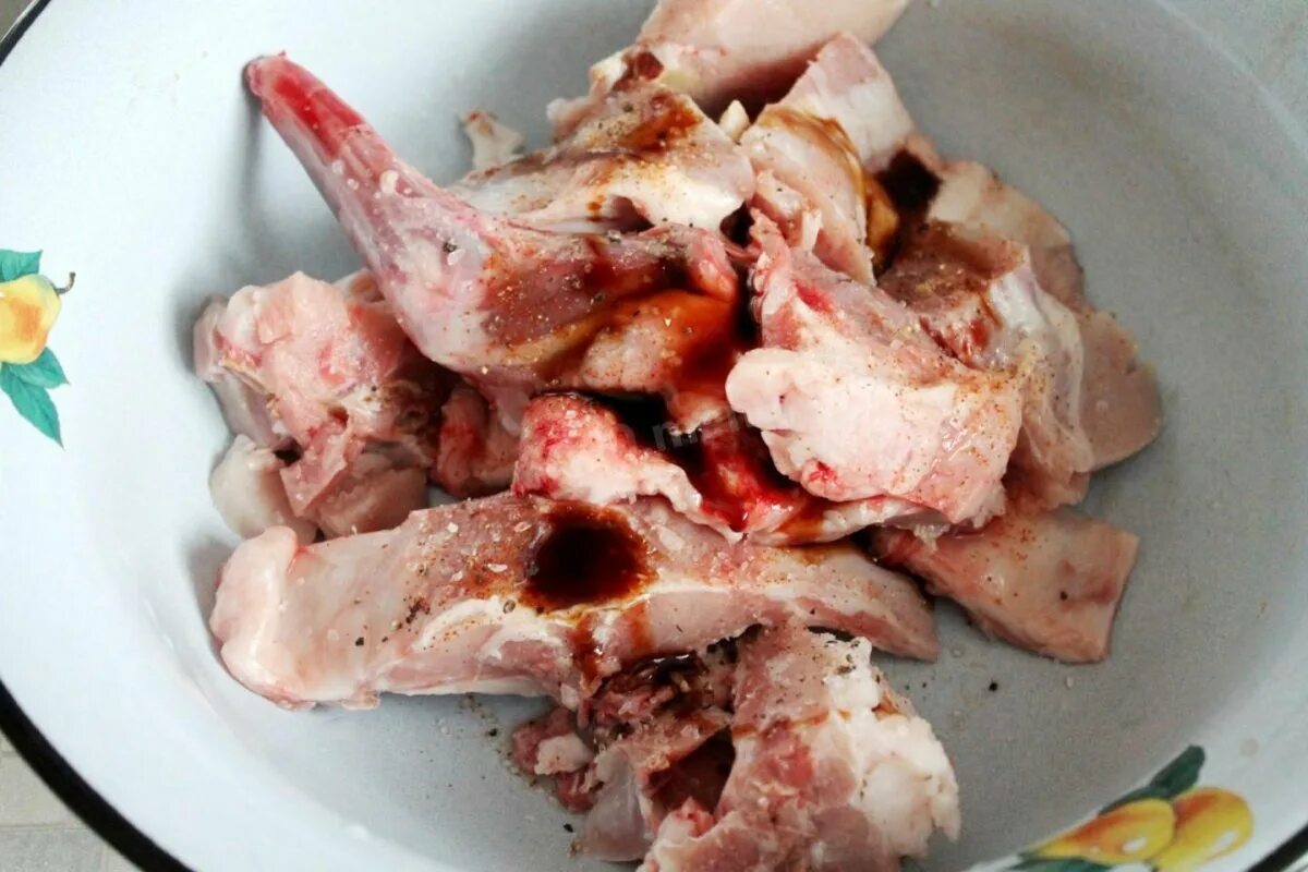 Как замариновать кролика для тушения