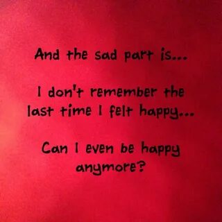 Felt sad
