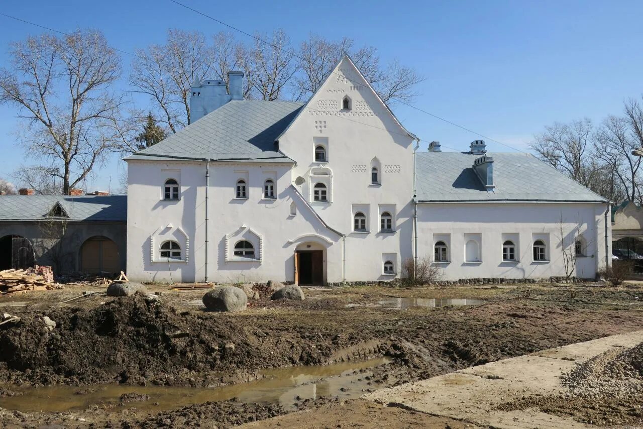 Феодоровский городок Пушкин. Федоровский городок в Царском селе. Белокаменная палата Федоровский городок. Белая палата Федоровский городок Пушкин. Реставрация в пушкине