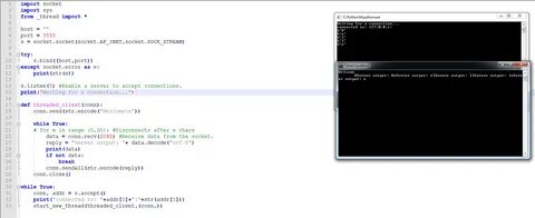 Python socket files