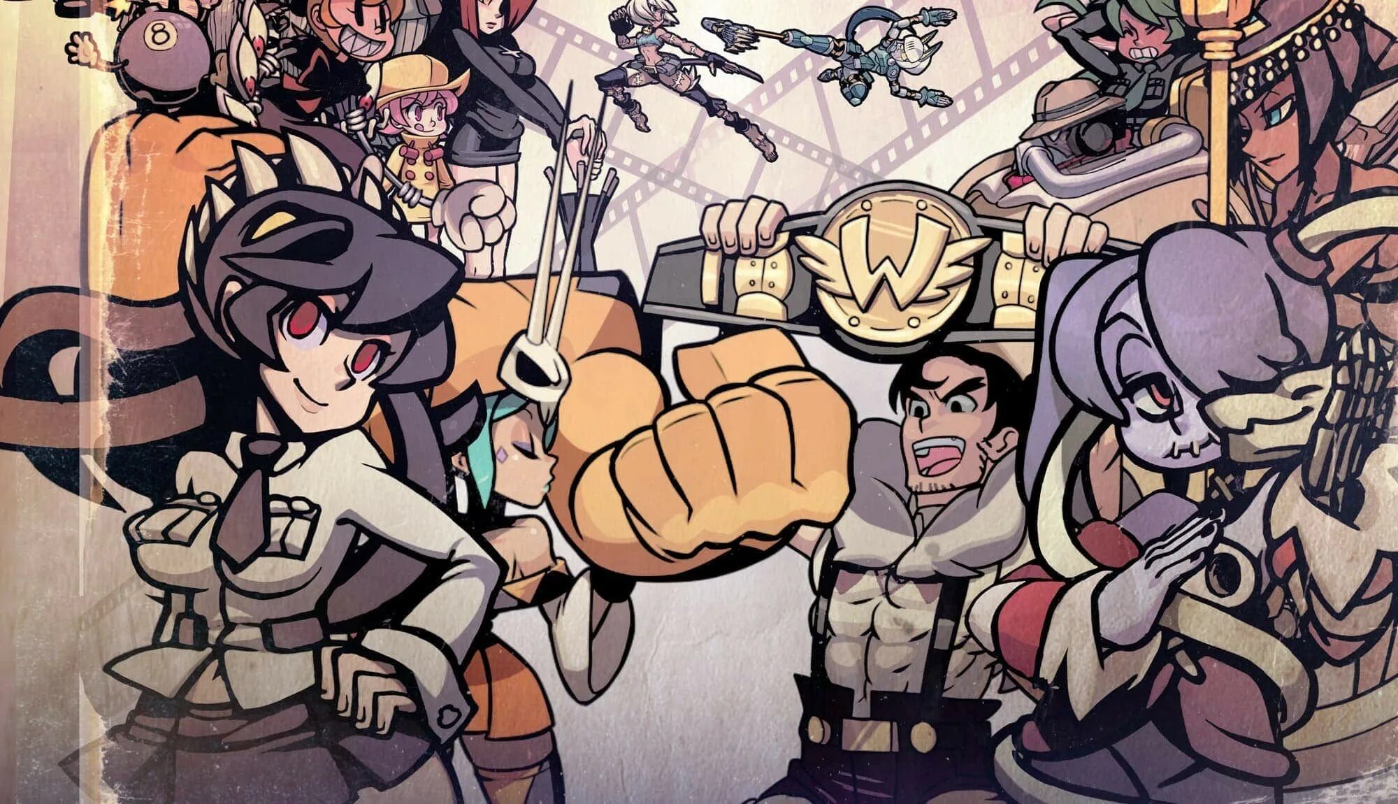 Skullgirls персонажи. Элайза skullgirls арт. Валентайн skullgirls. Skullgirls филия. Скуллгерлс.