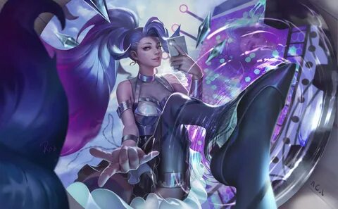 Серафина лига легенд арт.