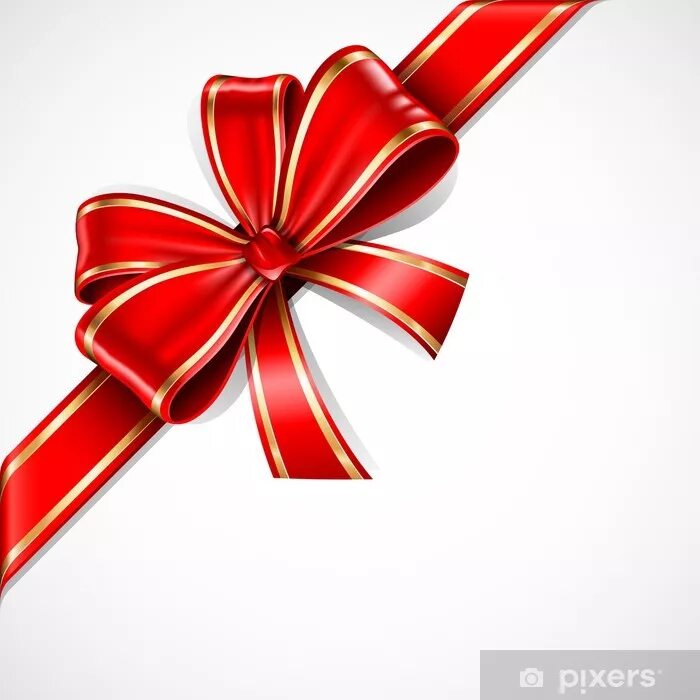 Подарочный бант на прозрачном фоне. Бантик подарочной лентой. Красный бант. Подарок с красным бантом. Красная ленточка бантик.