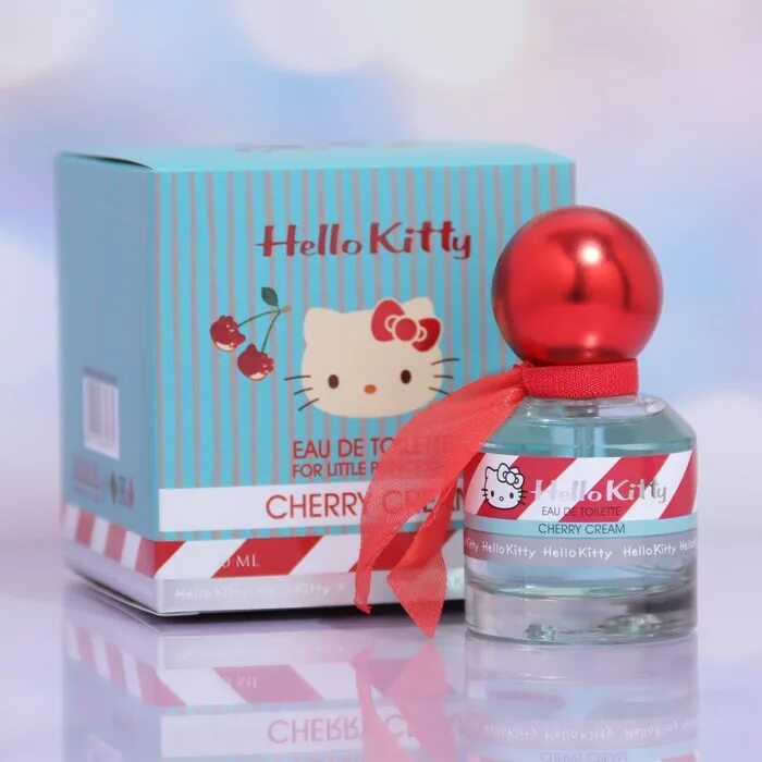 Вода hello kitty. Духи хелло китти cherry cream. hello kitty cherry cream туалетная вода. духи pontiparfum hello kitty cherry cream. крем хэллоу китти.