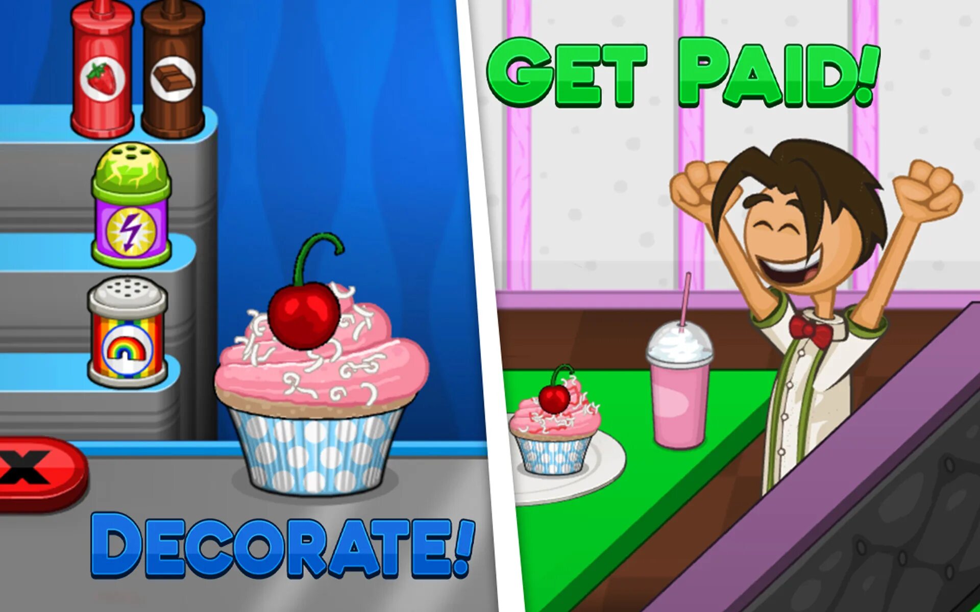 Игры папа луи гамбургеры. Папас игры. Papa's Cupcakeria. Papas to go игры. Папа Луи капкерия.