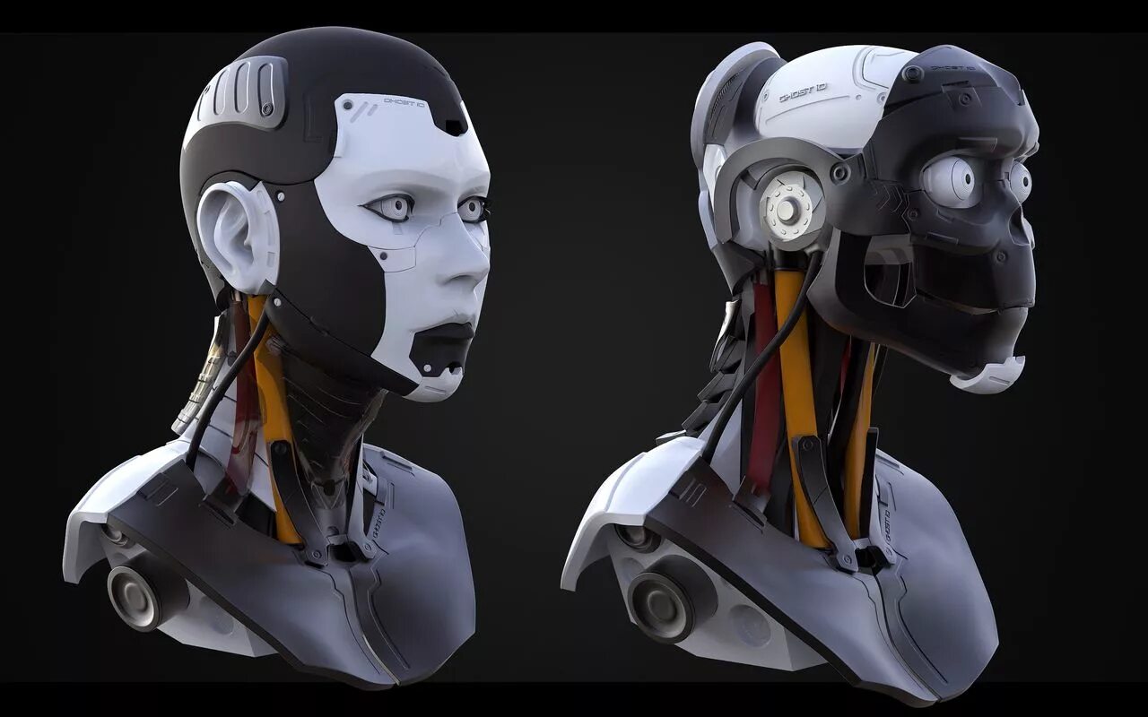 Киборг биоробот 3д модель. Cyborg 3ds Max. Cyborg head 3d model. Робот концепт. Очень красивые андроиды