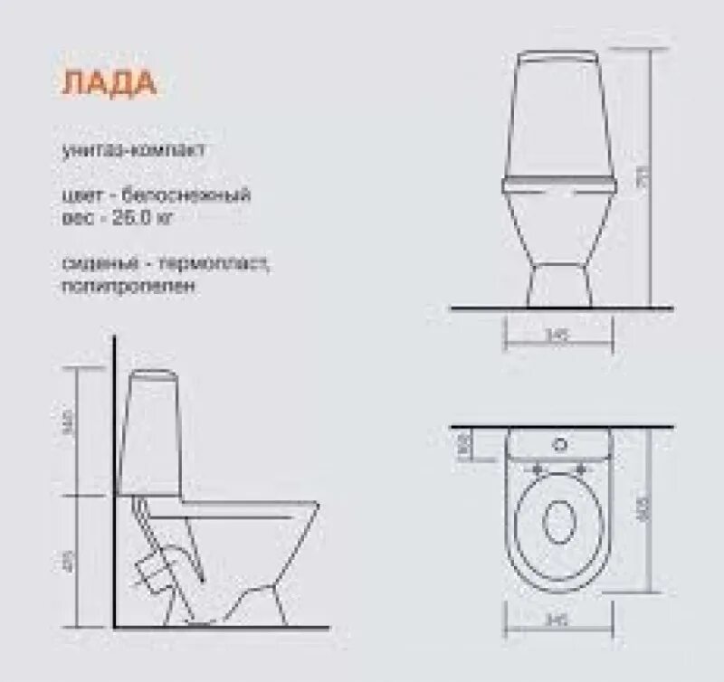 Какой вес унитаза
