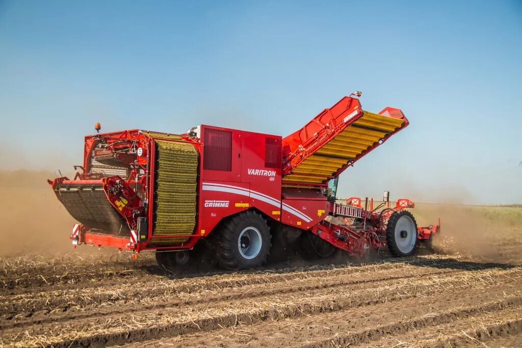 Варитрон 470 картофельный комбайн. Комбайн Grimme Varitron. Комбайн Grimme Varitron 470. Картофелеуборочный комбайн Ростсельмаш.