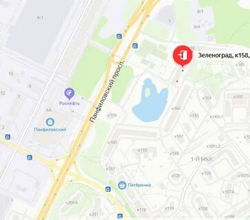 Зеленоград на карте метро