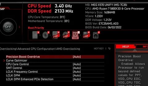 Bios ryzen