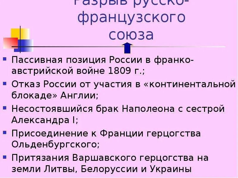 Причины формирования русско французского Союза. Причины разрыва русско французского Союза 1811. Причины образования русско французского Союза. Причины русско французского Союза. Союз французов