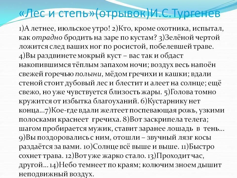 Сочинение по тексту тургенева. Краткий пересказ лес и степь. Лес и степь Тургенев краткое содержание. Рассказ Тургенева лес и степь. Лес и степь краткое содержание.