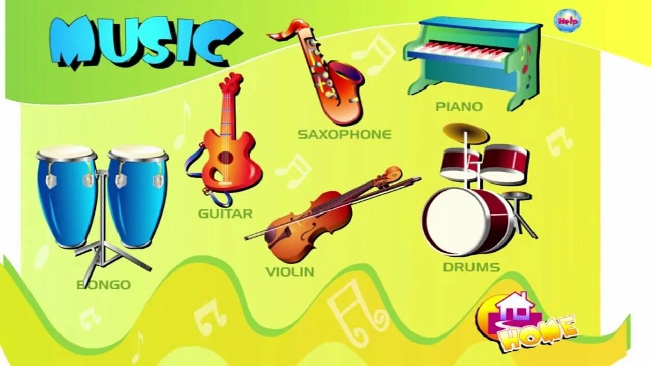 Sound of music instruments