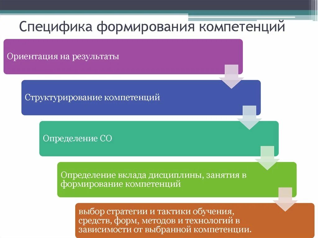 Опыт в развитии компетенций