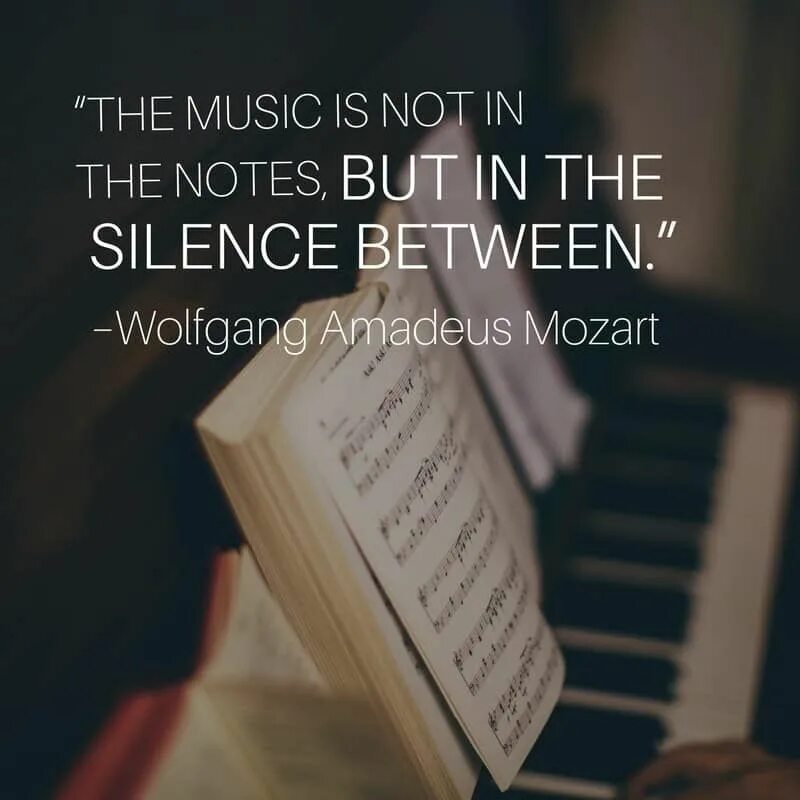 Silence between. Silence between