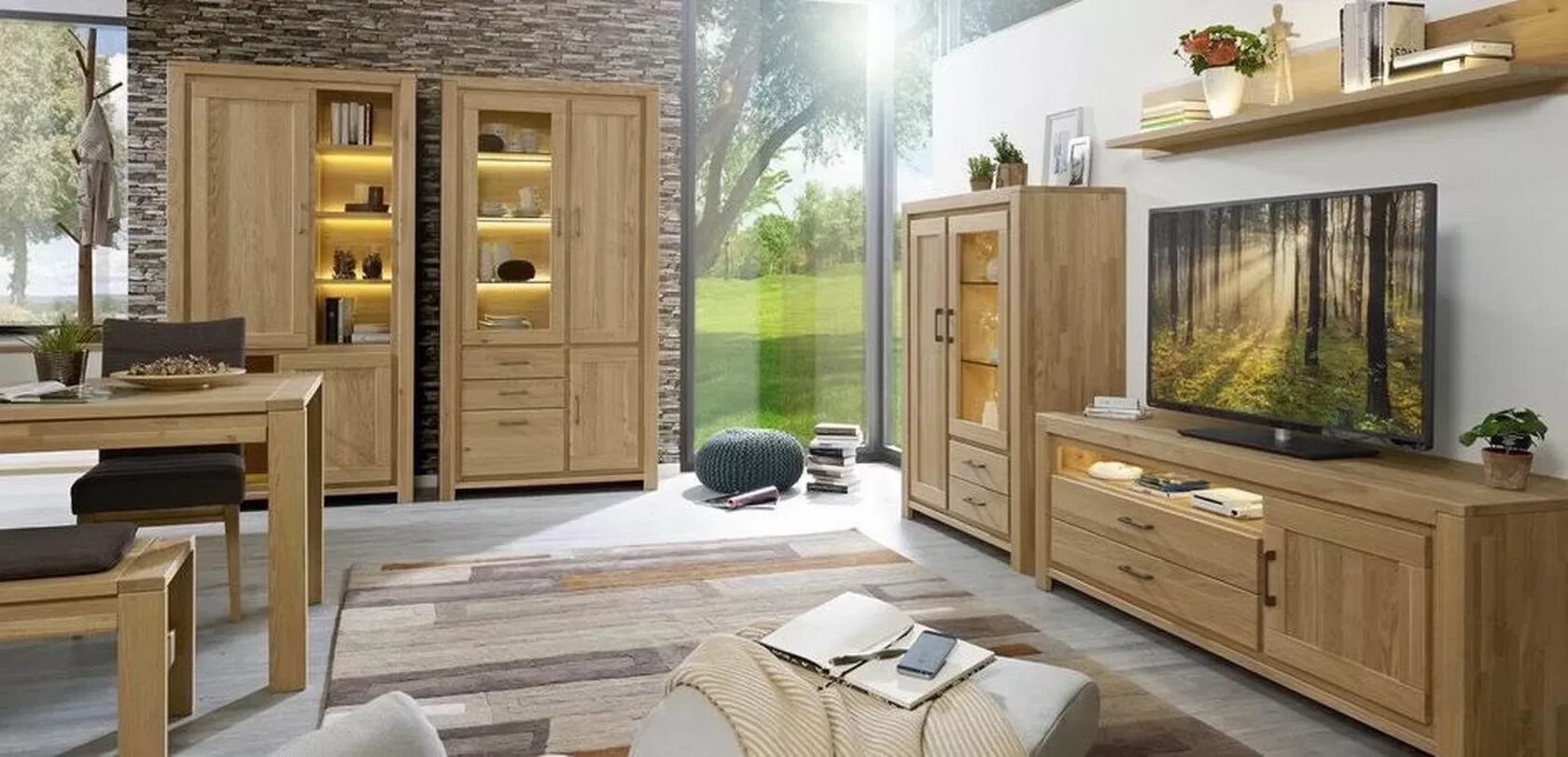 Гостиные под дерево фото Madox bt BRW, ok 3000zł Living room decor, Living room, Room