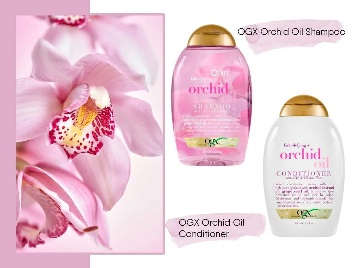 Кондиционер OGX Orchid. Шампунь OGX Орхидея. OGX Orchid Oil кондиционер. Шампунь для волос OGX.