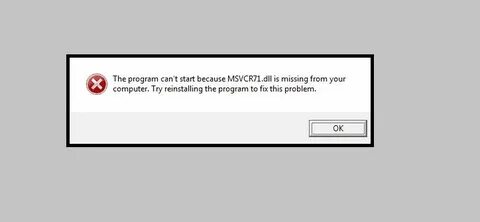 Система не обнаружила msvcr71