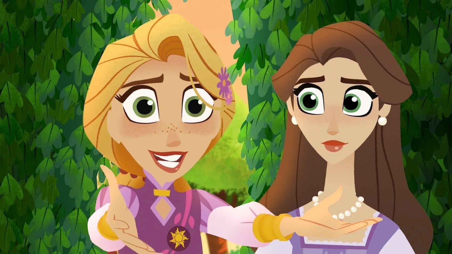 Tangled the series. Кассандра Рапунцель. Рапунцель 3.