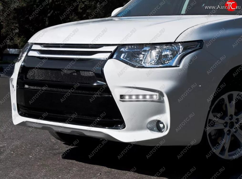 Бампер передний Mitsubishi Outlander 3rd Generation 2012-2014. Mitsubishi Outlander 3 обвес. Обвес на Mitsubishi Outlander 3 поколение. Обвес на Митсубиси Аутлендер 3.