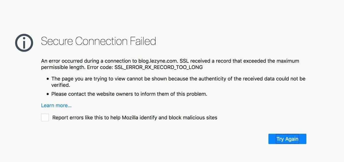 Secure connection failed. Err_SSL_Bad_record_Mac_Alert. SSL Error Page. Edge net::err_Cert_revoked.