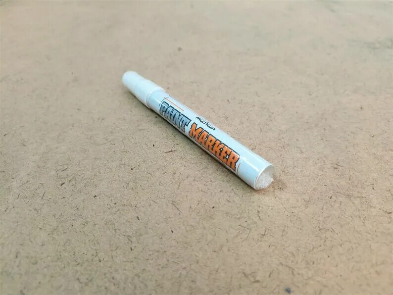 Маркер краска paint marker 4 белый. Маркер краска, 4 мм, белый.