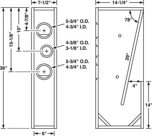 Как сделать акустическую колонку своими руками чертежи box speaker 15 direct sound Directions, Speaker, Monitor