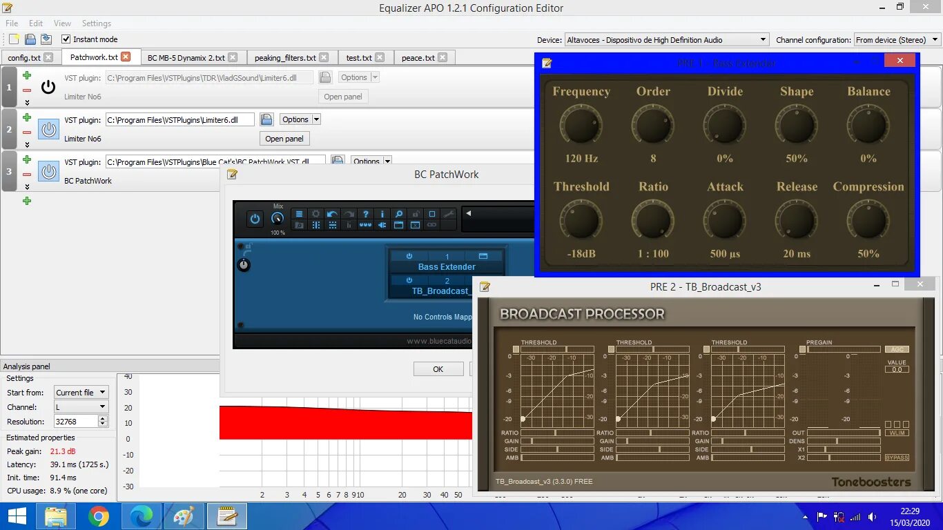 Пресеты для equalizer apo