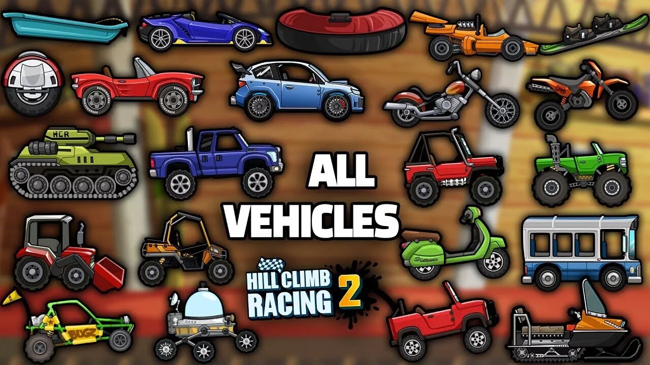 Китайский hill climb racing 2. Хилл климб рейсинг 2. Hill Climb Racing 2 машины. Машинки Хилл климб. Скутер Hill Climb Racing 2.