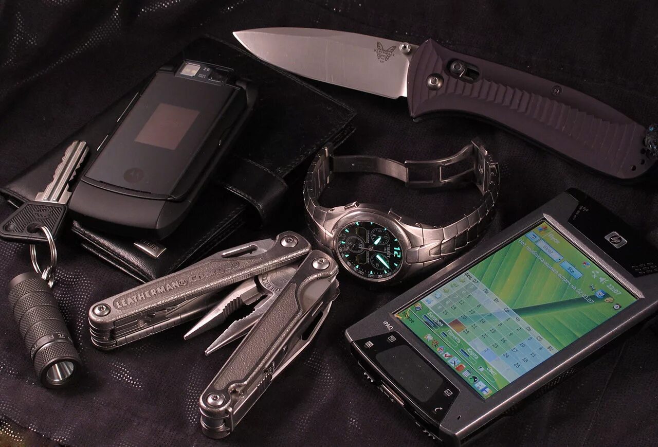 Боевые гаджеты. Edc набор минималиста. гаджеты edc. шпионские гаджеты едс. авиатор - городской edc нож.