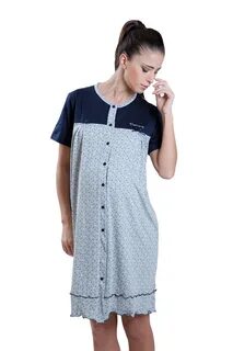 Camicia da notte parto top aperta davanti. 