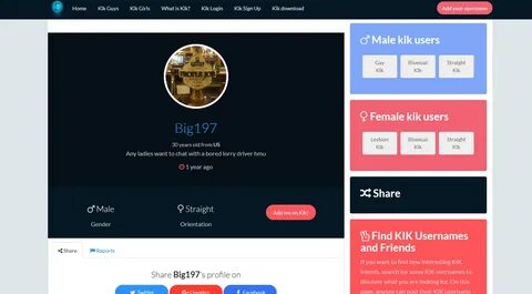 Pin on KIK Messenger Users.