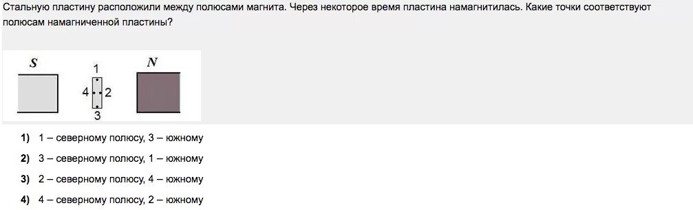 По прямому проводнику расположенному между полюсами