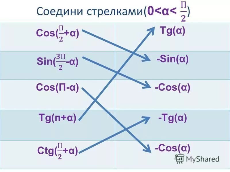 Sin cos на окружности.