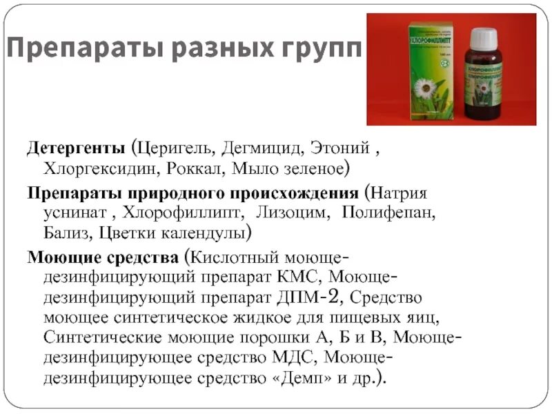 Препараты природного происхождения. Детергенты антисептики. Натрия уснинат. Хлоргексидин детергент. Уснинат натрия на Пихтовом бальзаме.