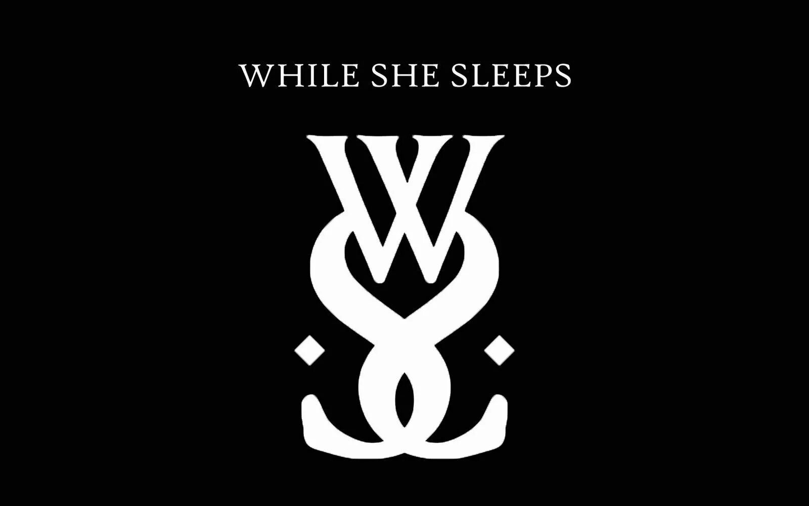 While she sleeps self hell. Группа while she Sleeps. While she Sleeps logo. While she Sleeps лого. While she Sleeps эмблема.